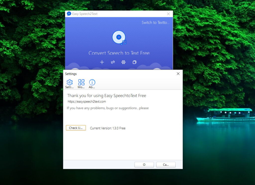 Easy Speech2Text Overview