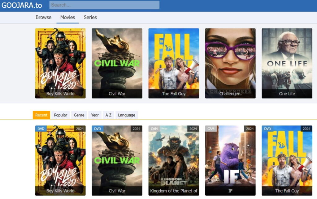 How To Use Goojara App To Watch Movies And Anime 