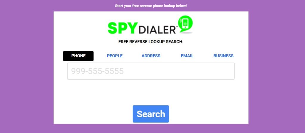 Spydialer App