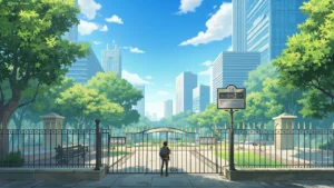 Wild Zone 17 in Pokémon Legends Z-A with a trainer near a fenced enclosure